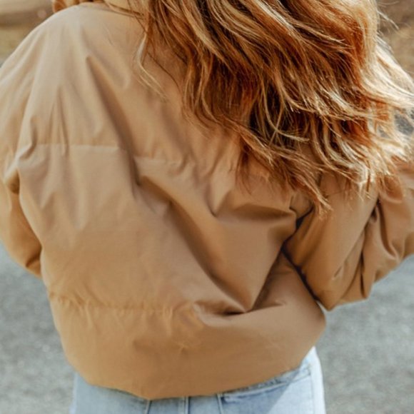 Cropped Puffer Jacket - Picture 2 of 4